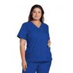 Cherokee Originals Ultra Female V-neck Scrub Top: Professional Comfort for Healthcare Professionals WIS44221