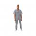 Work in Style PHILZ Male Healthcare Tunic Storm Grey with White Trim Size 38 inch PHILZSTORWHIT38 WIS44932