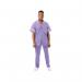Work in Style PHILZ Male Healthcare Tunic Lilac with White Trim Size 52 inch PHILZLILAWHIT52 WIS47515