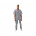 Work in Style PHILZ Male Healthcare Tunic Storm Grey with White Trim Size 52 inch PHILZSTORWHIT52 WIS47524