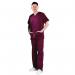 Unisex Smart Scrub Trouser Maroon 3XL 434TRMARO3XL WIS50104