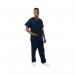 334LW Unisex Lightweight Scrub Top Navy Size 2XL 334LWNAVY2XL WIS55264