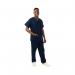 334LW Unisex Lightweight Scrub Top Navy Size 3XL 334LWNAVY3XL WIS55267