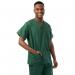 334LW Unisex Lightweight Scrub Top Bottle Green Size L 334LWBOTTL WIS56962