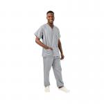 334LW Unisex Lightweight Scrub Top Pale Grey Size XS 334LWGREYXS WIS57001
