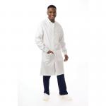Work in Style Flame Retardant Lab Coat Unisex Wht M EEFRLCWHITM WIS59197