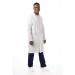 Work in Style Prof Unisex Laboratory Coat White 36 EEUNCWHIT36 WIS60673