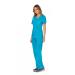 Cherokee Revolution Mock Wrap Top Turquoise S CHWW61 CHWW610TURQS WIS72939