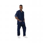 534LW V Neck Lightweight Scrub Top with Trim Navy XS 534LWNAVYWHITXS WIS77640
