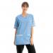 534LW V Neck Lightweight Scrub Top with Trim Ceil XS 534LWCEILWHITXS WIS78082