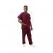 334LW Unisex Lightweight Scrub Top Maroon Size S 334LWMAROS WIS79169