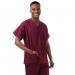 Unisex Lightweight Scrub Top Maroon XL 334LWMAROXL WIS79170