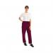334LWT Unisex Lightweight Scrub Trouser Maroon Size L 334LWTMAROL WIS79174