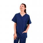 Key Scrubs KEYTU100 Eco Stretch Atlantic Scrub Top Navy Size 4XL KEYTU100NAVY4XL WIS82026