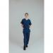 Key Scrubs Eco Stretch Atlantic Scrub Top Navy XS KEYTU100NAVYXS WIS82032