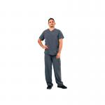 Key Scrubs KEYTU100 Eco Stretch Atlantic Scrub Top Pewter Size XL KEYTU100PEWTXL WIS82041