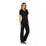 Cherokee Revolution Mock Wrap Top Black M CHWW610BLACM WIS82941