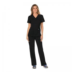 Cherokee Revolution Mock Wrap Top Black XL CHWW610BLACXL WIS82998