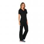 Cherokee Revolution Mock Wrap Top Black XL CHWW610BLACXL WIS82998