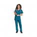 Cherokee WW530C Unisex Scrub Set Top and Trouser Caribbean Blue Size 2XL WW530CCARI2XL WIS86848