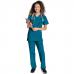 Cherokee Originals Unisex Medical Scrub Set - Comfortable, Practical Healthcare Uniform Caribbean Bl WIS86875