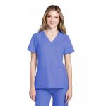 Cherokee Originals Ultra Female V-neck Scrub Top: Professional Comfort for Healthcare Professionals WIS88633