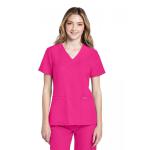 Cherokee Originals Ultra Female V-neck Scrub Top: Professional Comfort for Healthcare Professionals WIS88639