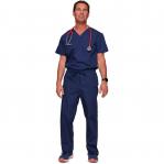 Cherokee Originals Unisex Medical Scrub Set - Comfortable, Practical Healthcare Uniform Navy 5XL WIS89021