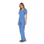 Cherokee Revolution Mock Wrap Top Ceil Blue 3XL CHWW610CEIL3XL WIS94277