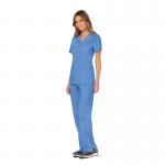 Cherokee Revolution Mock Wrap Top Ceil Blue L CHWW610CEILL WIS94280