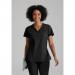 Barco One Racer Scrub Top: Eco-Friendly Professional Comfort for Healthcare Heroes Black S WIS95806