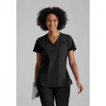 Barco One Racer Scrub Top: Eco-Friendly Professional Comfort for Healthcare Heroes Black M WIS95807