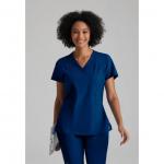 Barco One Racer Scrub Top: Eco-Friendly Professional Comfort for Healthcare Heroes Indigo XL WIS95821