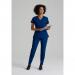 Barco One Racer Scrub Top: Eco-Friendly Professional Comfort for Healthcare Heroes Indigo 5XL WIS96470
