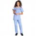 Cherokee Originals Unisex Medical Scrub Set - Comfortable, Practical Healthcare Uniform Ceil Blue 5X WISWW530CC5XL