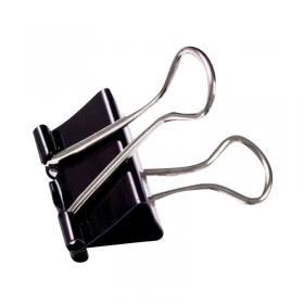 Clipper Foldback Clip 19mm Black Pack of 100 WS22481 WS22481