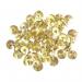 This photograph features a large pack of unbranded 11mm brass drawing pins, also known as thumbtacks. These pins are typically used for hanging and securing paper or other lightweight materials to cork boards or walls. The pins are shiny and have a sharp tip and a flat head, with an overall simple and functional design.