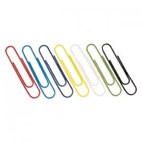 Paperclips Coloured 32mm (Pack of 1000) 30601 WS30601