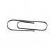 The photograph features a stack of unbranded paperclips, plain and 51mm in length, neatly packaged in a pack of 1000. The paperclips appear sturdy and straightforward, making them a practical choice for office and personal use.