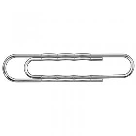 Paperclips Giant Wavy 73mm (100 Pack) 32501 WS33291
