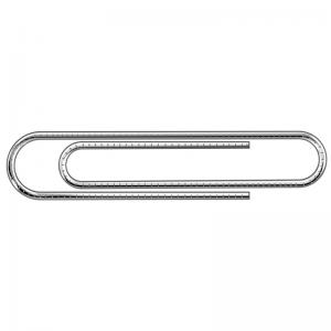 Paperclips Giant Serrated 73mm 100 Pack 32521 WS33321