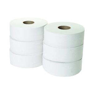 Image of 2-Ply Jumbo Toilet Roll 300m Pack of 6 J26300DS WX00065