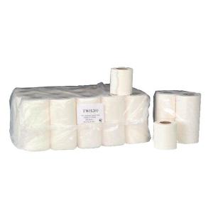 Image of 2-Ply White 200 Sheet Toilet Roll Pack of 36 TWH200T WX00561