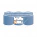 1-Ply Blue Centrefeed Rolls 300mx175mm (Pack of 6) 852660 WX00755