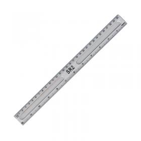 Clear Ruler 30cm (Pack of 20) 801697 WX01107