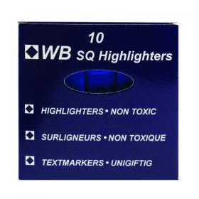 Hi-Glo Highlighter Blue (Pack of 10) 844003 WX01114