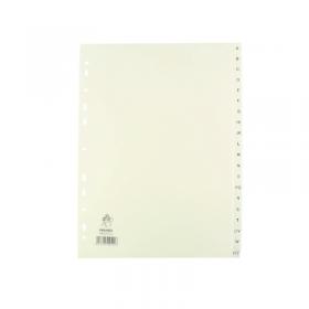 A4 White A-Z Polypropylene Index WX01351 WX01351