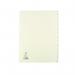 A4 White A-Z Polypropylene Index WX01351 WX01351