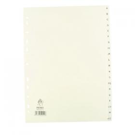 A4 White A-Z Polypropylene Index WX01351 WX01351