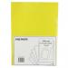 Yellow Cut Flush Folders (Pack of 100) WX01487 WX01487